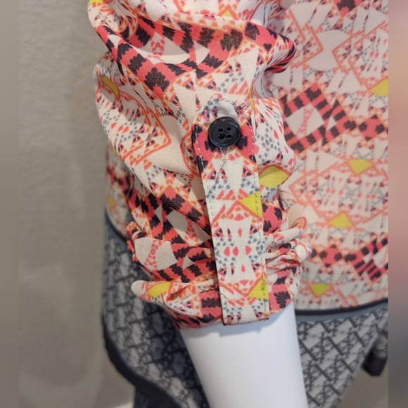 Anthropologie HD in Paris silk feel boho top - Picture 4 of 4